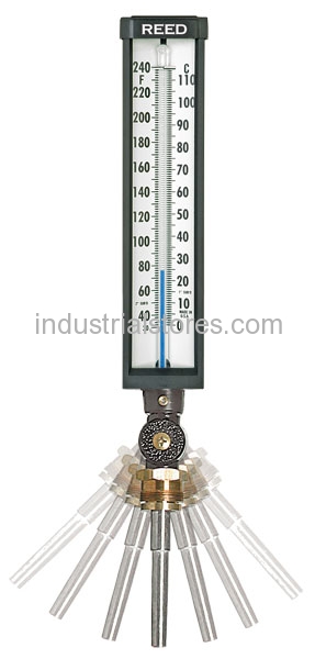 Reed 9VU35-125 Thermometer Ind 9" L. 3.5" Stem 0-120F