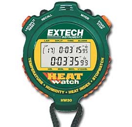 Extech HW30-NISTL Humidity/Thermometer Stopwatch with Limited NIST Traceable Calibration