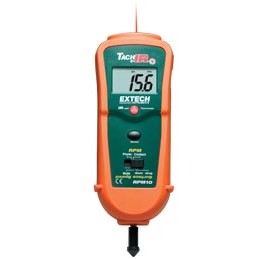 Extech RPM10-NIST Photo/Contact Tachometer with built-in IR Thermometer and NIST Traceable Certificate