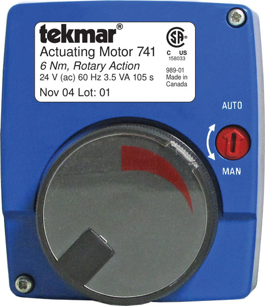 Tekmar 741 Actuating Motor 24V Floating Action