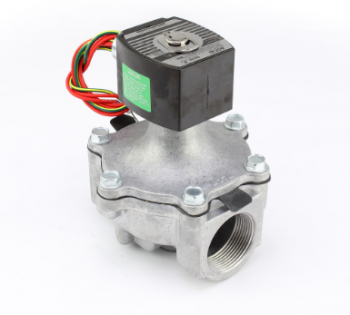 Asco EF8215G70-24VDC Aluminum Body 2-Way Solenoid Valve 1-1/2" Normally Closed 0-25Psi 24VDC