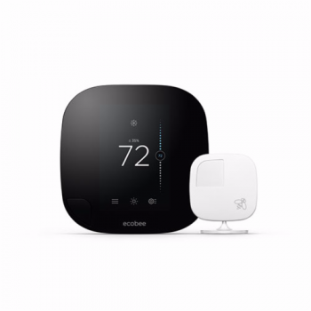 Ecobee EB-STATE3-02 Programmable WiFi Thermostat with Touchscree & Remote Sensor