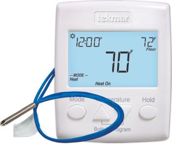 Tekmar 521 Thermostat 1-Stage Heat Programmable