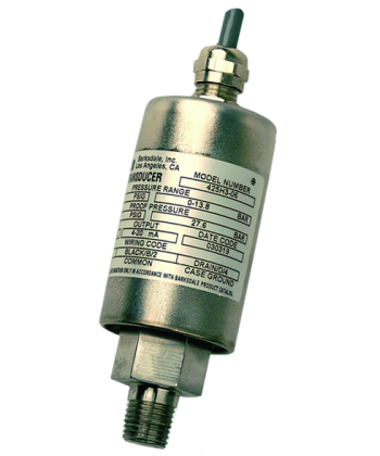 Barksdale Products 425H3-06-P1 Pressure Transducer 0-200 PSI 4-20MA