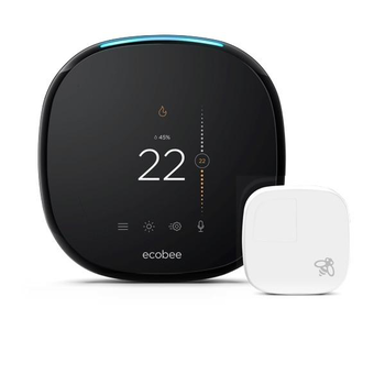 Ecobee EB-STATE4P-01 4Pro Alexa Voice 7-Day Smart Thermostat WiFi with Sensor 2-Heat/2-Cool